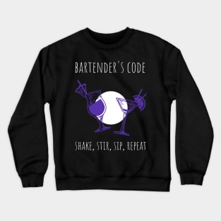 bartender's code Crewneck Sweatshirt